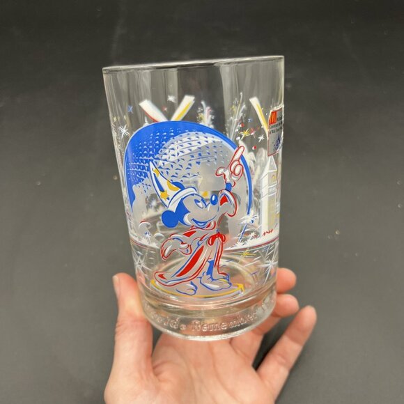 Vtg WALT DISNEY 25th Anniversary Glasses Set of 4 McDonald's Disneyana Tumblers - Picture 15 of 15
